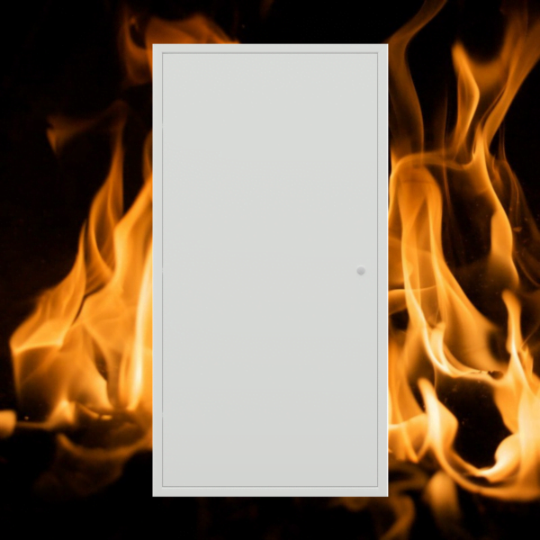 Fire rated riser door