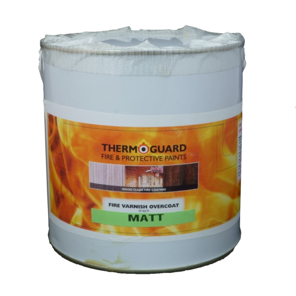 Clear Fire Varnish overcoat for Thermoguard fire varnish