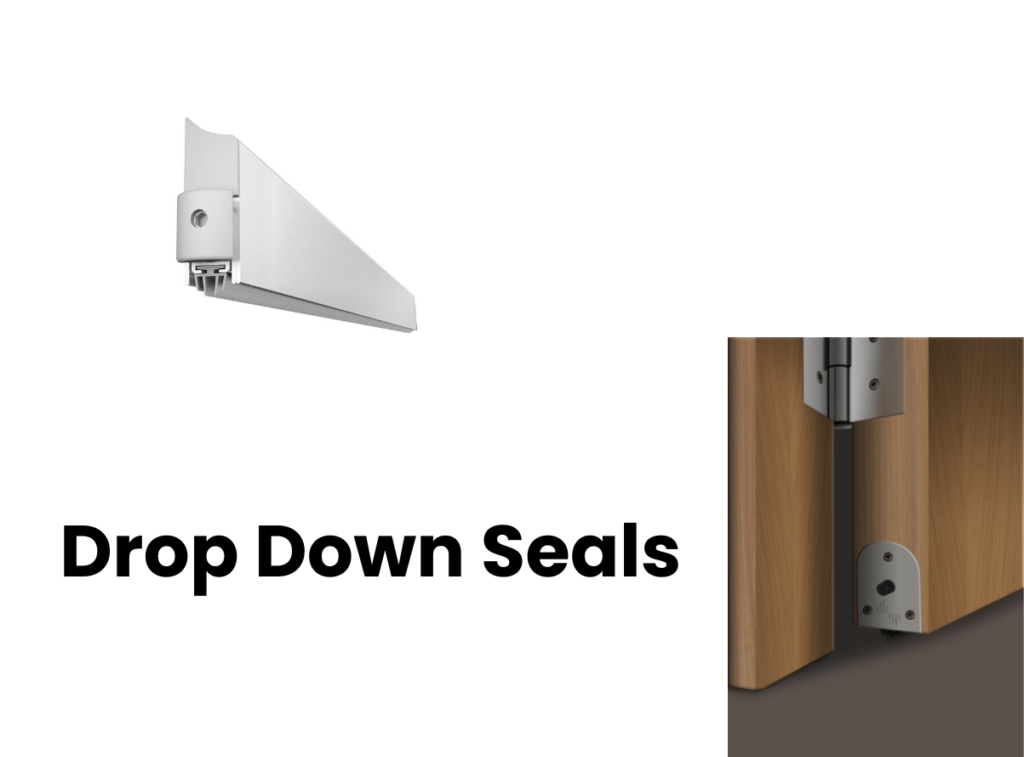 What are the different types of automatic dropdown seals